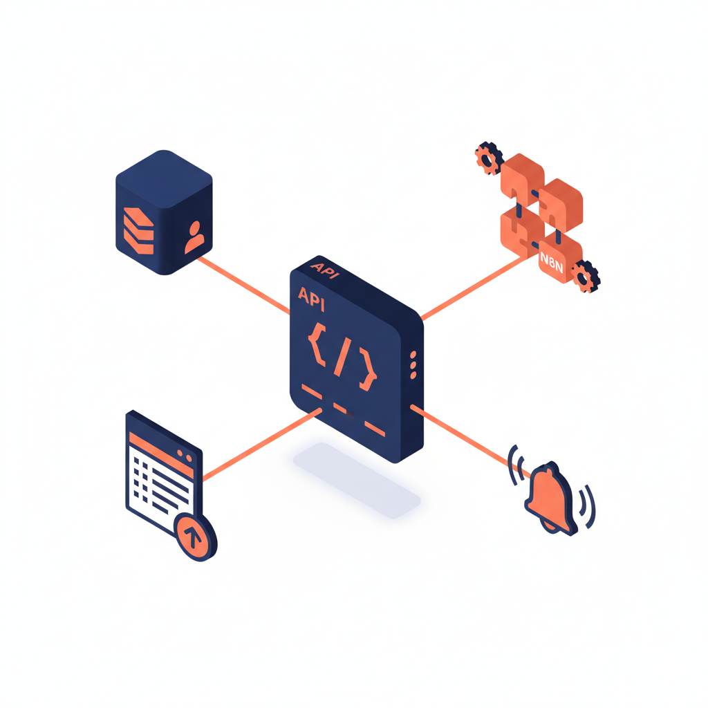 Éditeur de code montrant un appel API REST à Vayne pour scraper des URLs de profils et d'entreprises LinkedIn