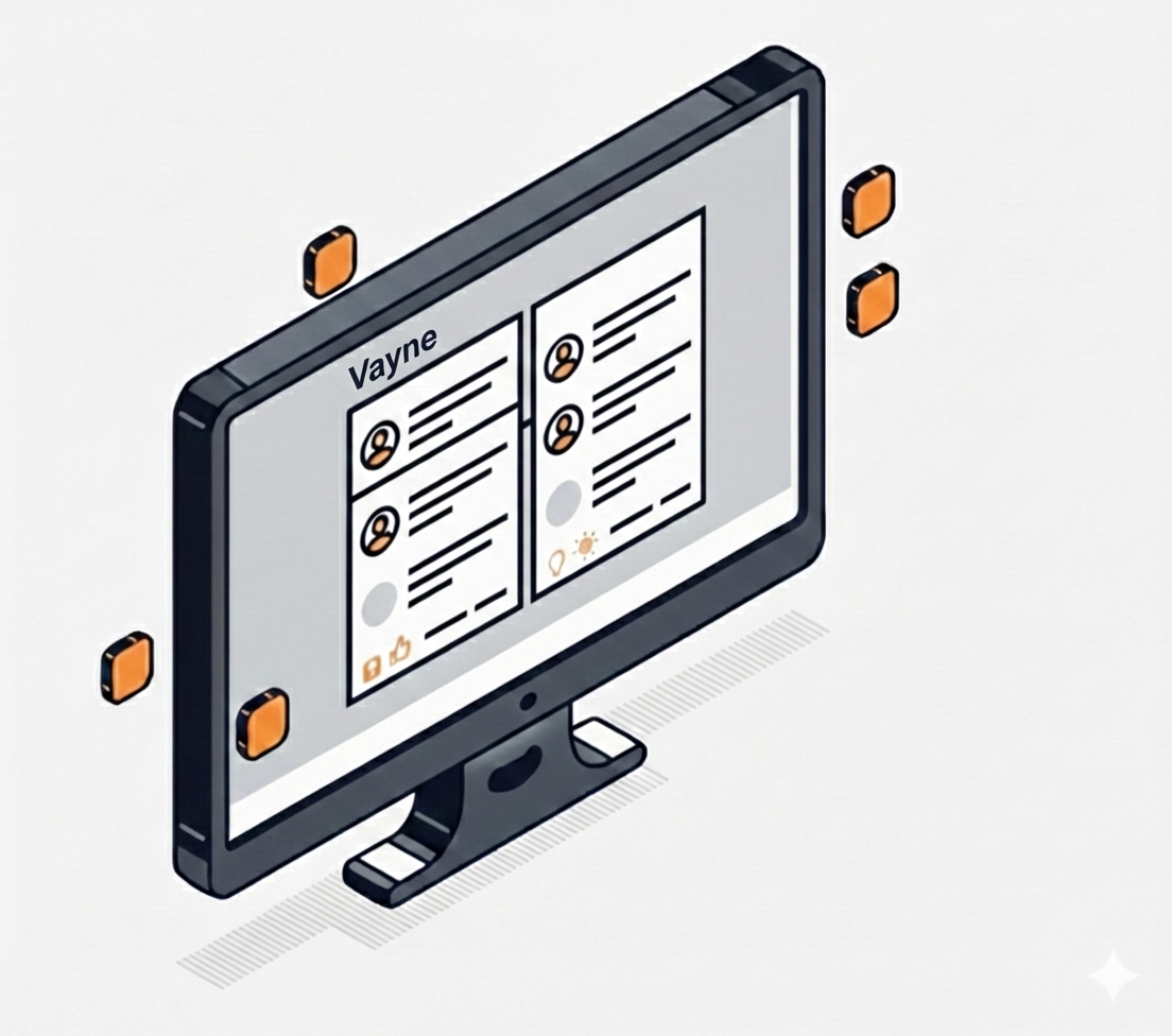 Vayne allows you to download your entire search or just the determined qualified leads