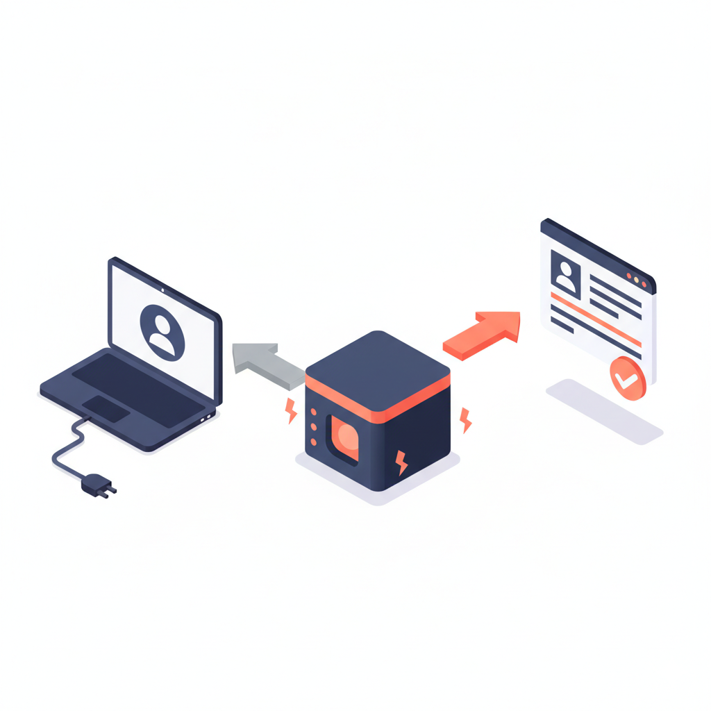 Illustration de l'infrastructure cloud sécurisée de Vayne protégeant les comptes LinkedIn pendant le scraping